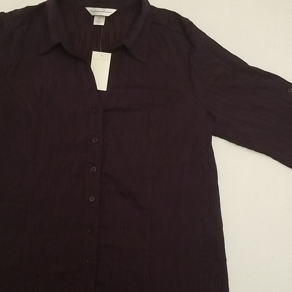 NWT Christopher & Banks womens blouse size M
